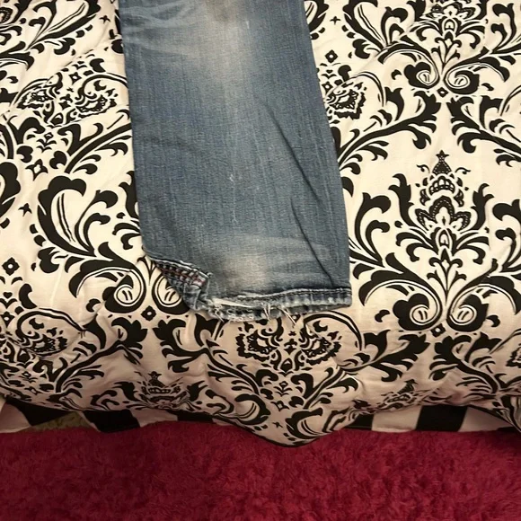 Men’s Rock Revival Light Blue Bootcut Jeans - Picture 4 of 5